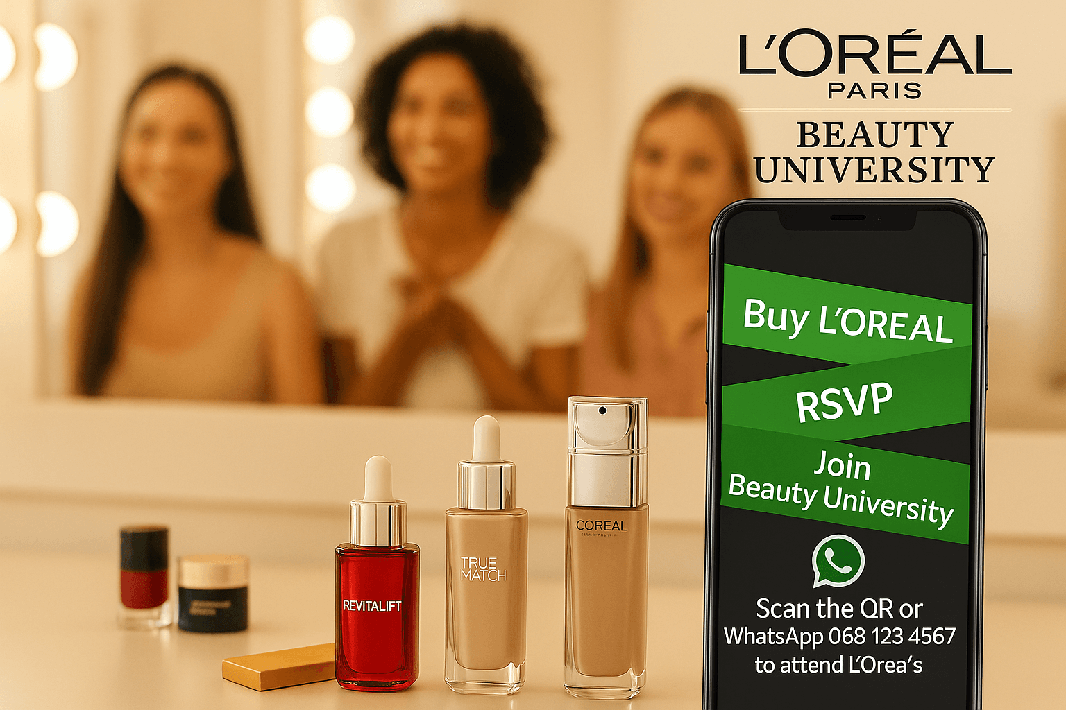 L’Oréal Beauty University WhatsApp Campaign
