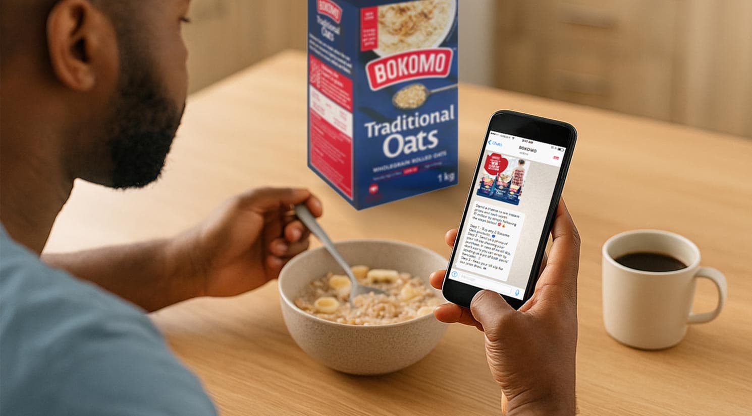 Bokomo Oats Till Slip Campaign Banner