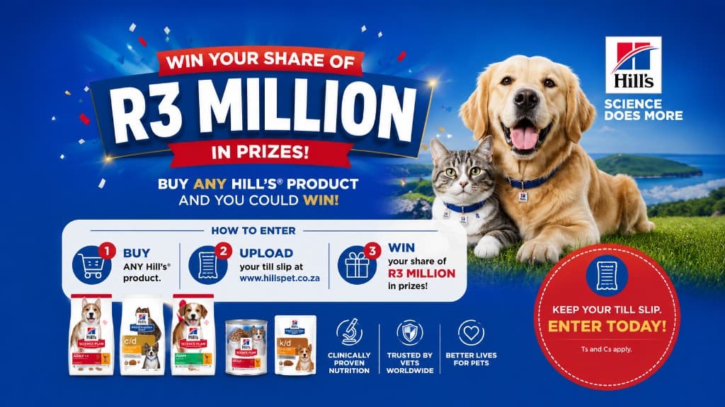 Hill's Till Slip Competition — Win your share of R3 million