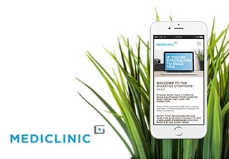 Mediclinic Diabetes Microsite