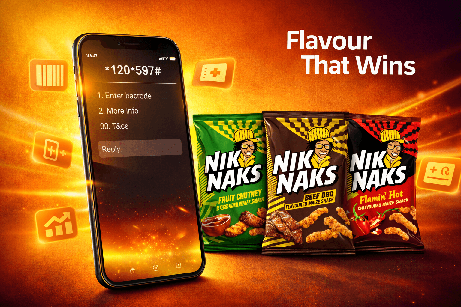 NikNaks Flavour That Wins USSD campaign